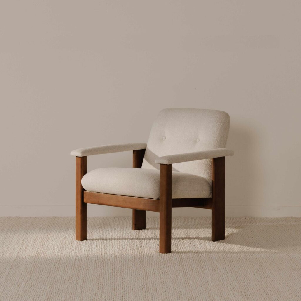 Parker Lounge Chair Beige - Image 7