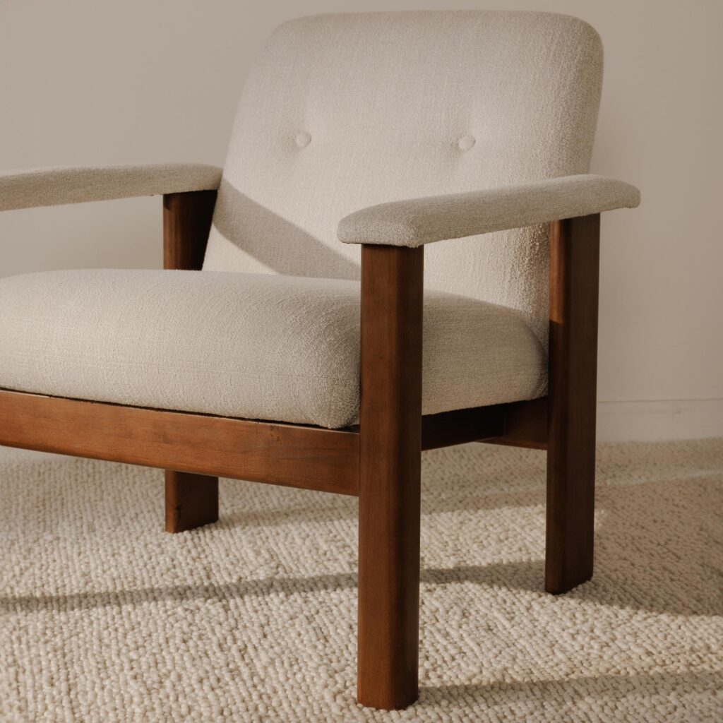 Parker Lounge Chair Beige - Image 8