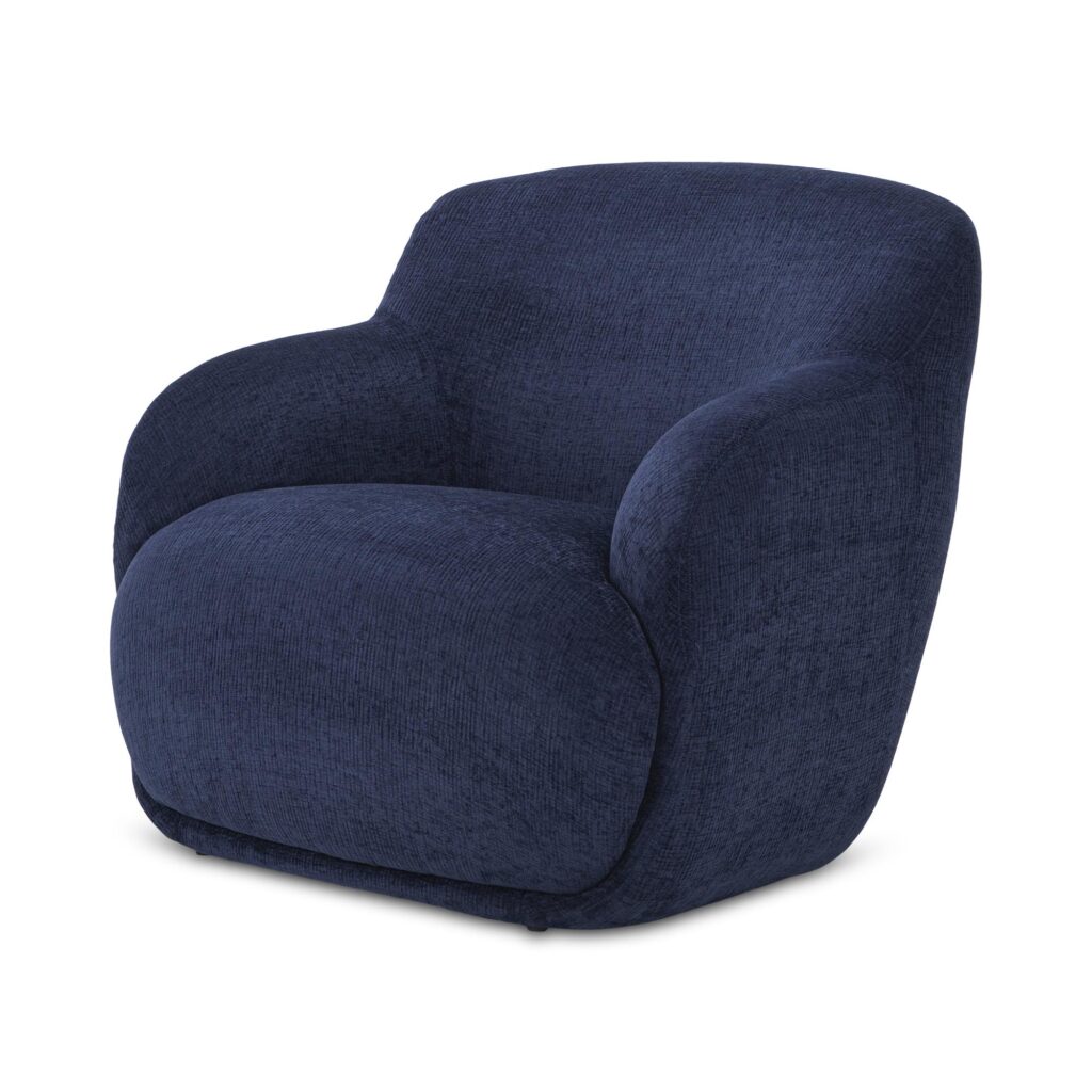 Stevie Lounge Chair Navy - Image 2