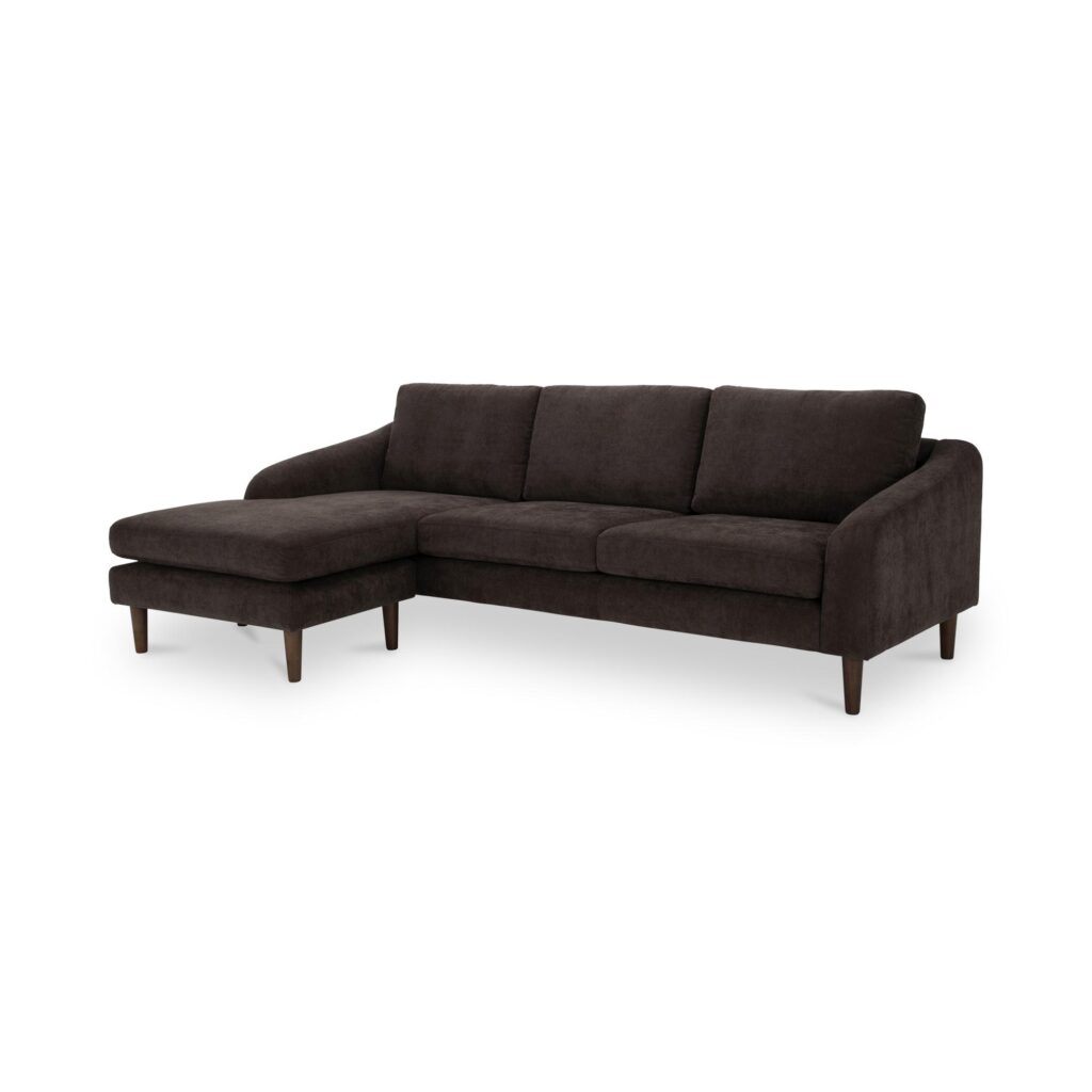 Quinn Sectional Dark Brown - Image 2