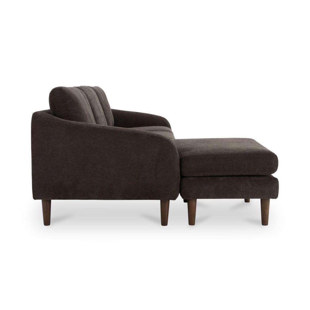 Quinn Sectional Dark Brown - Image 3