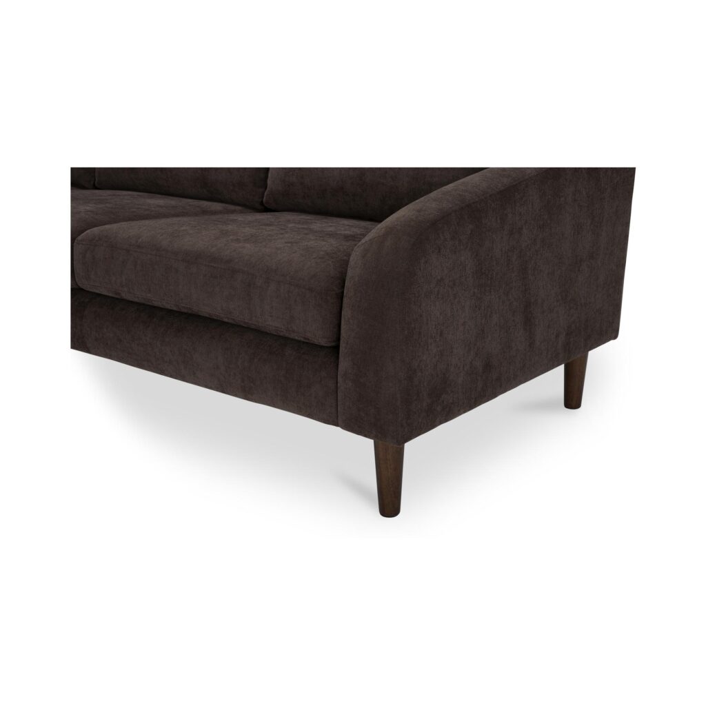 Quinn Sectional Dark Brown - Image 6