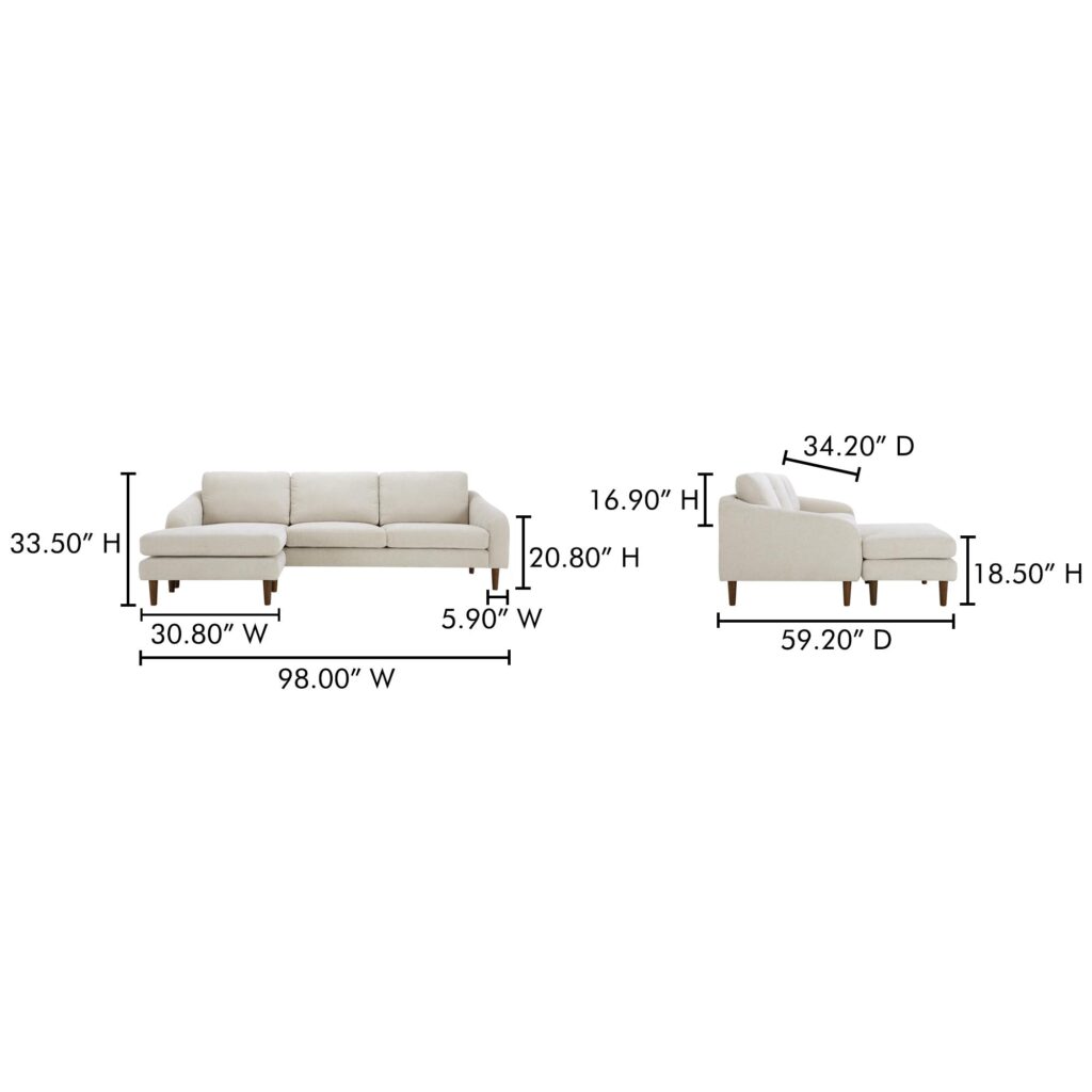 Quinn Sectional Oatmeal - Image 11