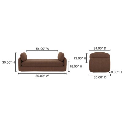 Scout Daybed Toffee FO-1009-03 FO 1009 03 70