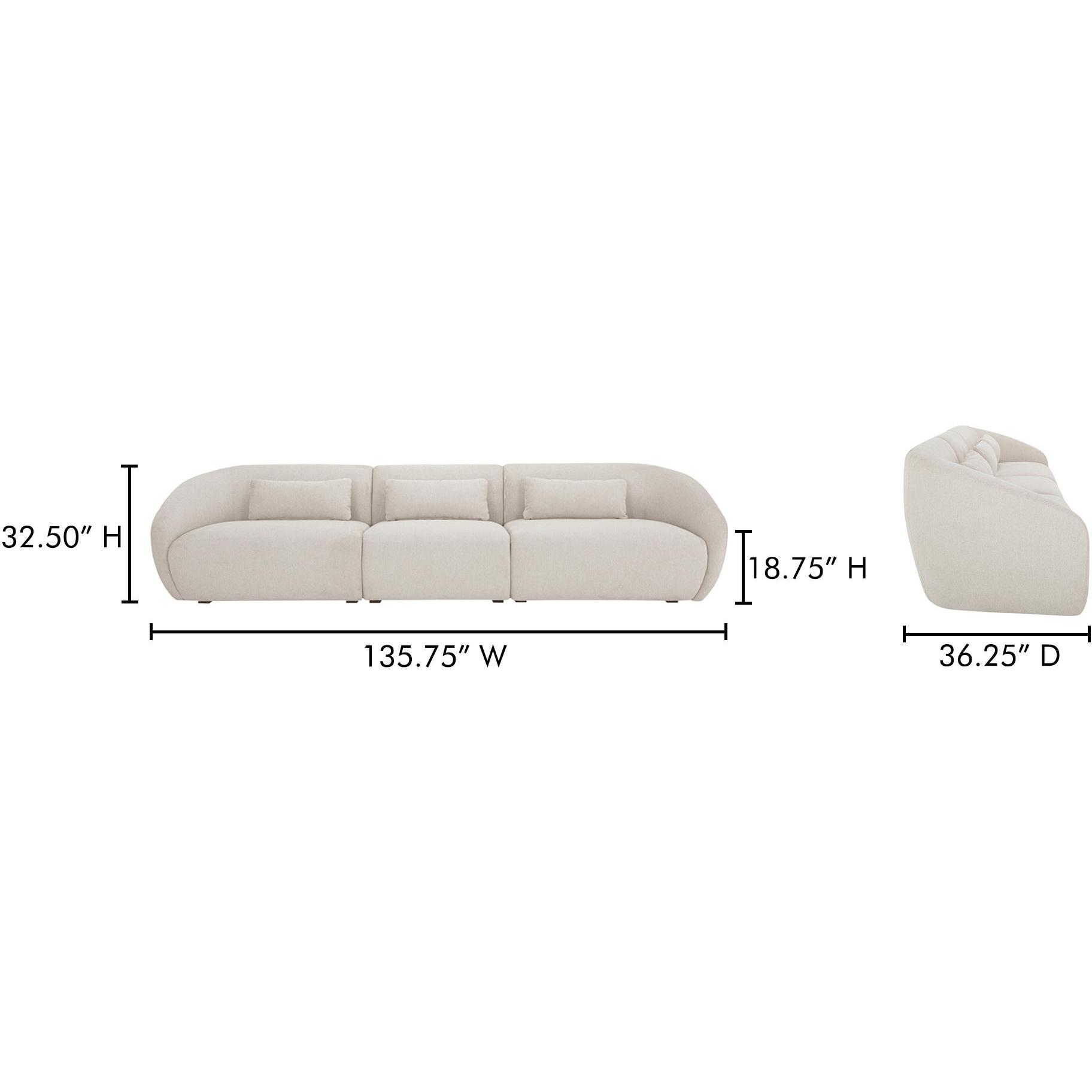 Amelia Modular Sofa Warm White 9 Amelia Modular Sofa Warm White - Image 9