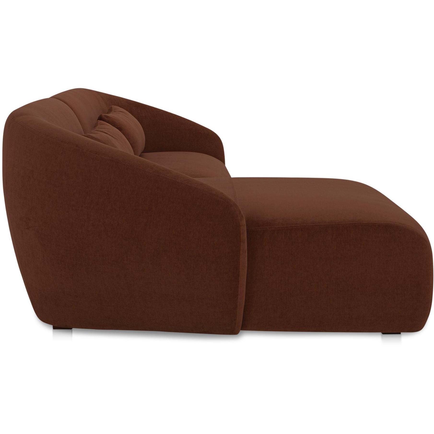 Amelia Nook Modular Left Sectional Chestnut 4 Amelia Nook Modular Left Sectional Chestnut - Image 4