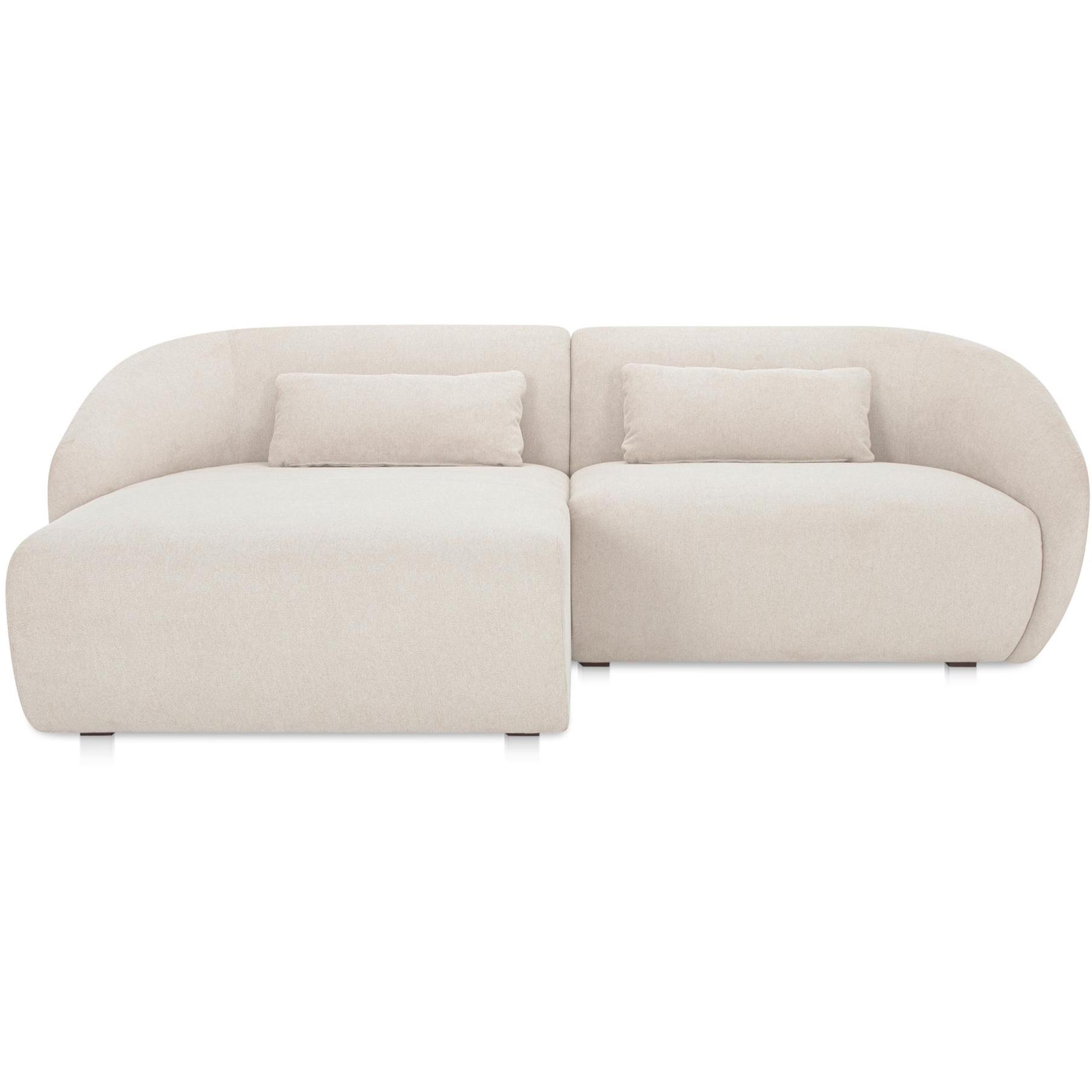 Amelia Nook Modular Left Sectional Warm White