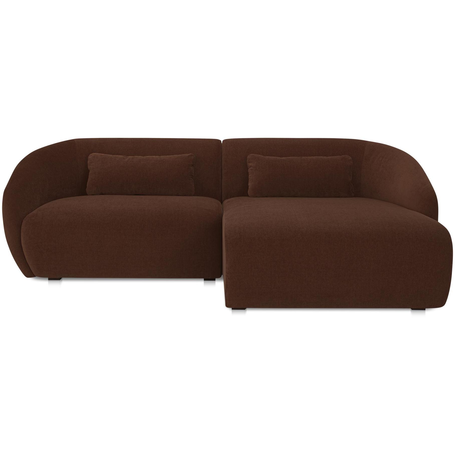 Amelia Nook Modular Right Sectional Chestnut