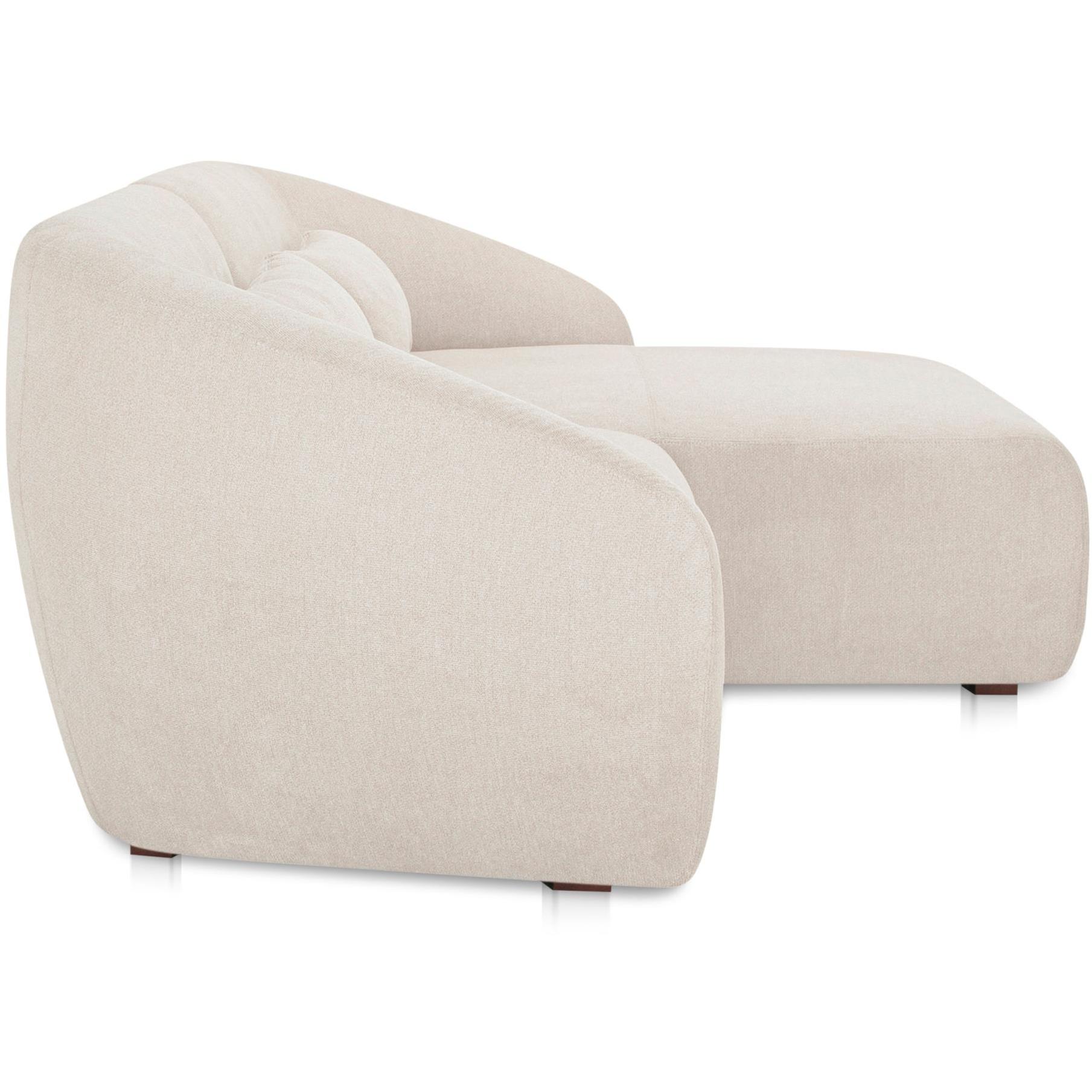 Amelia Nook Modular Right Sectional Warm White 3 Amelia Nook Modular Right Sectional Warm White - Image 3