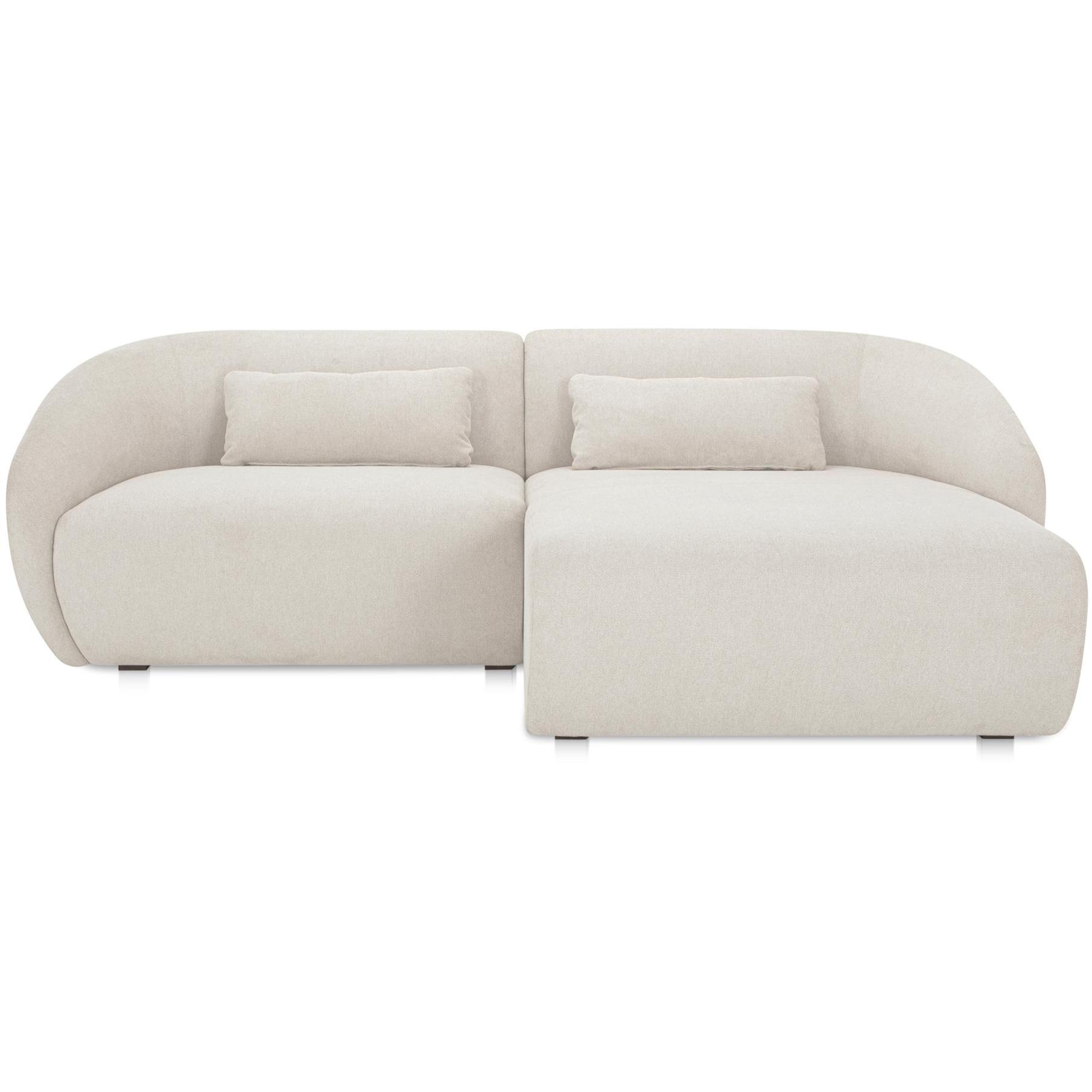 Amelia Nook Modular Right Sectional Warm White
