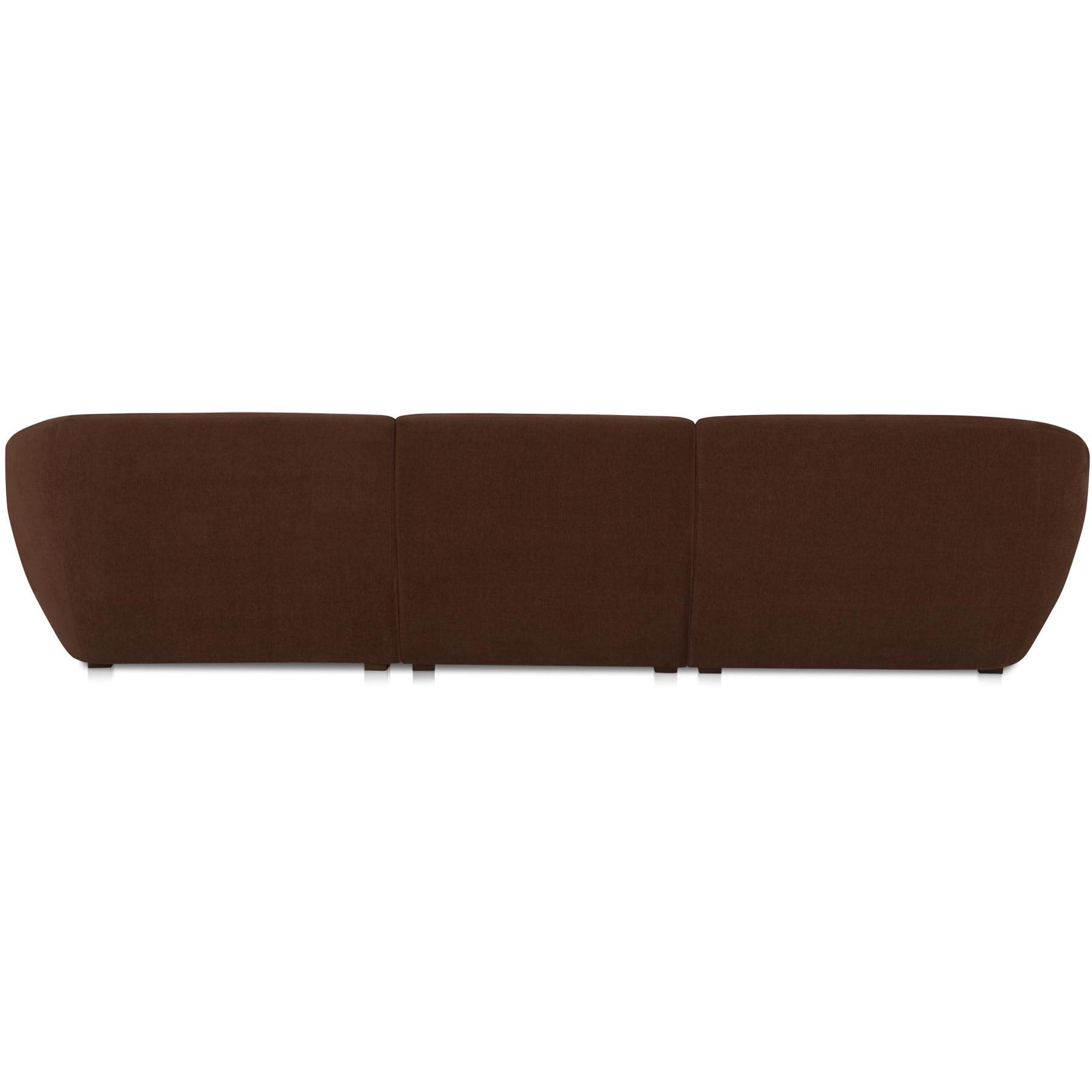 Amelia Lounge Modular Left Sectional Chestnut 6 Amelia Lounge Modular Left Sectional Chestnut - Image 6