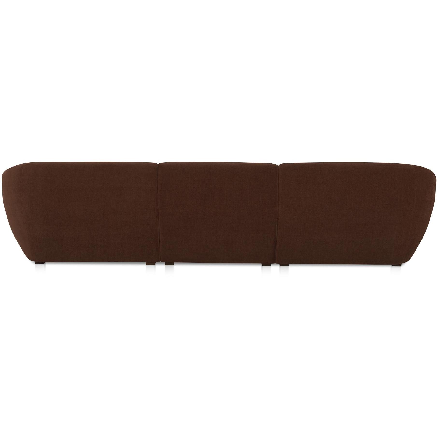 Amelia Lounge Modular Right Sectional Chestnut 6 Amelia Lounge Modular Right Sectional Chestnut - Image 6