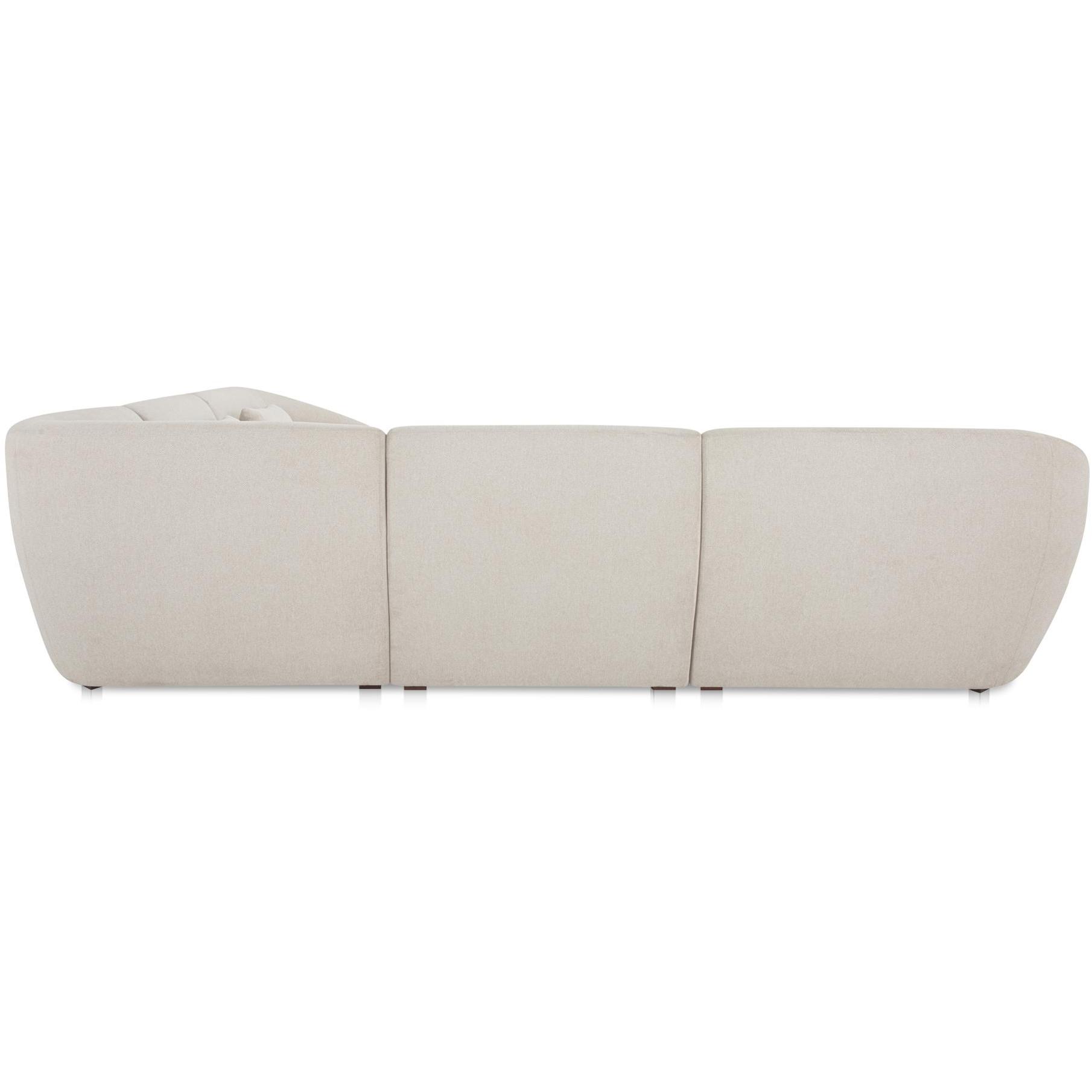 Amelia Classic L-Shaped Modular Left Sectional Warm White 3 Amelia Classic L-Shaped Modular Left Sectional Warm White - Image 3