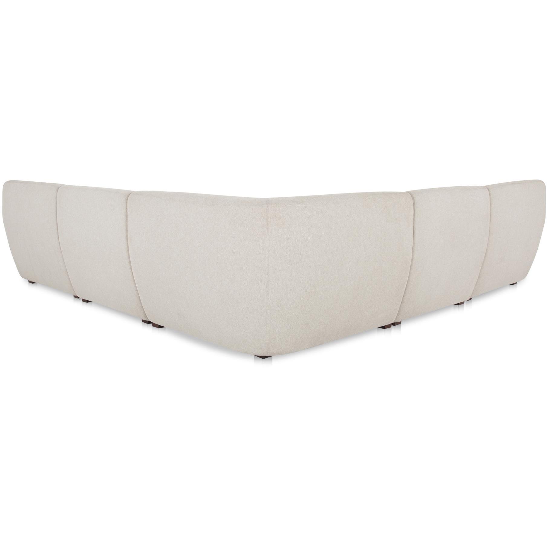 Amelia Classic L-Shaped Modular Left Sectional Warm White 6 Amelia Classic L-Shaped Modular Left Sectional Warm White - Image 6