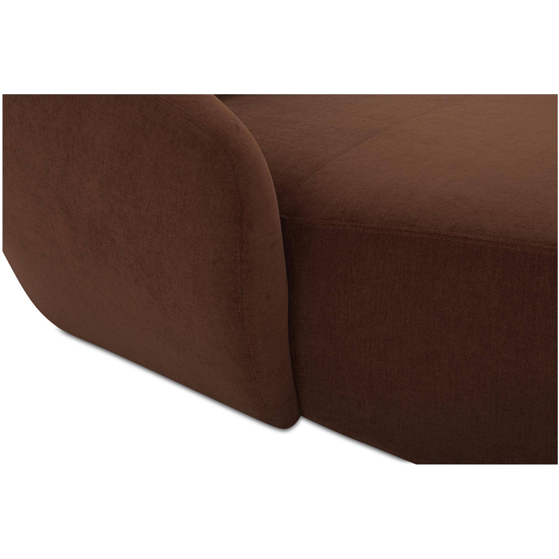 Amelia Double Chaise Modular Sectional Chestnut 5 Amelia Double Chaise Modular Sectional Chestnut - Image 5