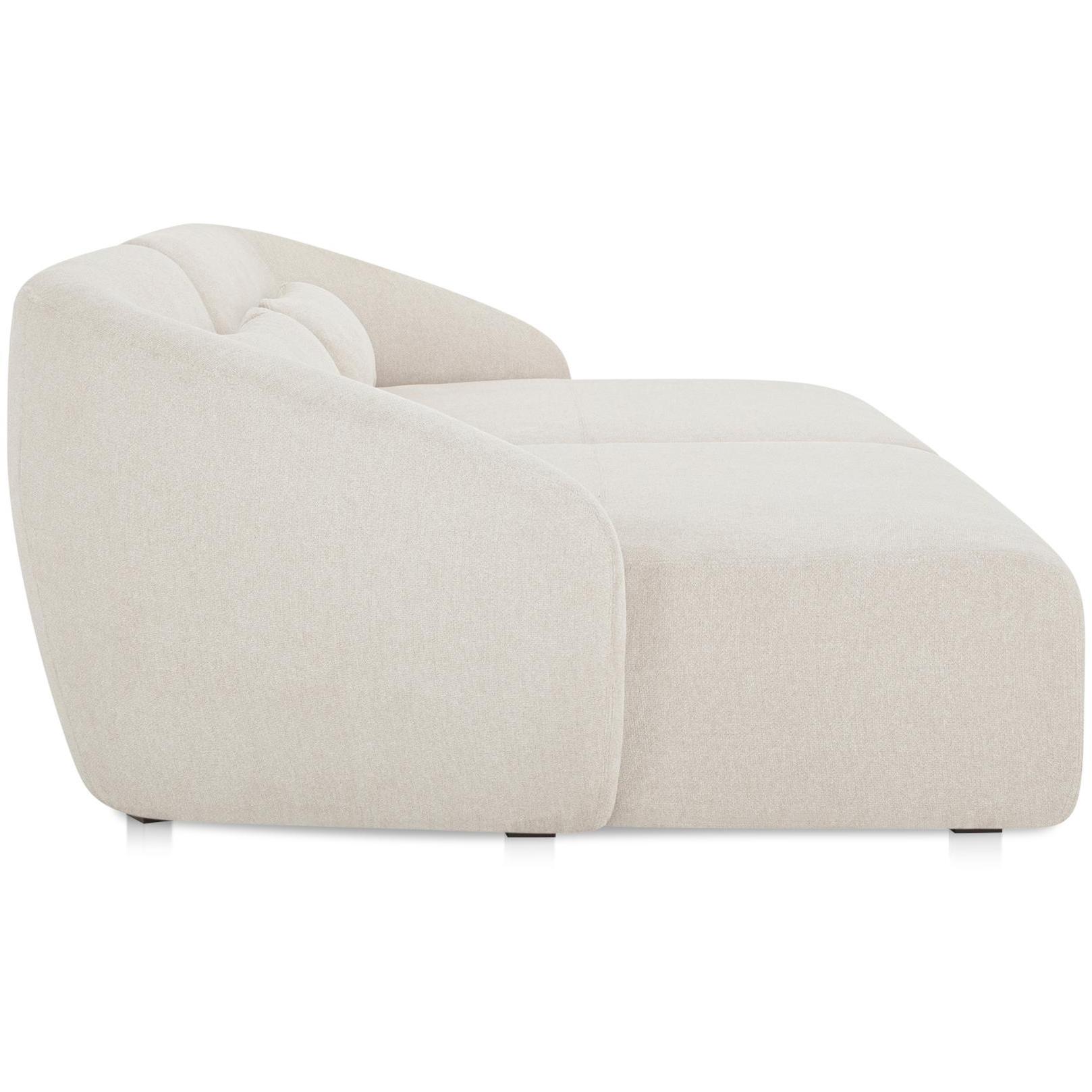 Amelia Double Chaise Modular Sectional Warm White 4 Amelia Double Chaise Modular Sectional Warm White - Image 4