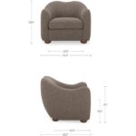 Bria Accent Chair Brown FO-1023-20 FO 1023 20 70