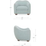 Bria Accent Chair Light Blue 13 Bria Accent Chair Light Blue FO-1023-45 FO 1023 45 70
