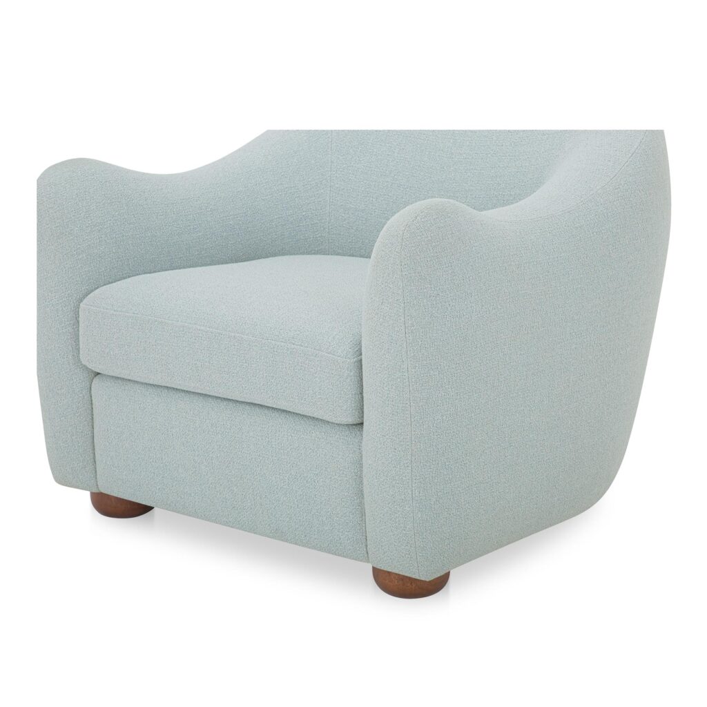 Bria Accent Chair Light Blue - Image 5