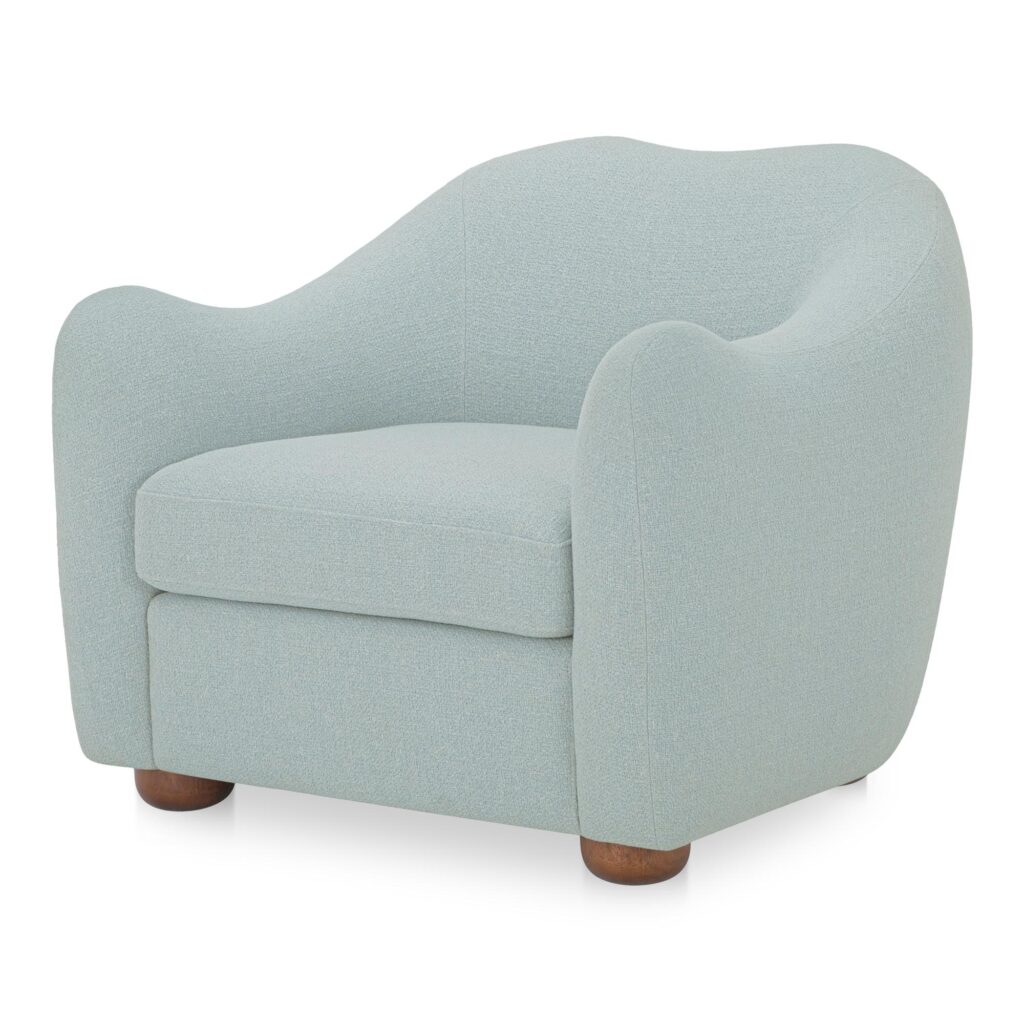 Bria Accent Chair Light Blue - Image 2