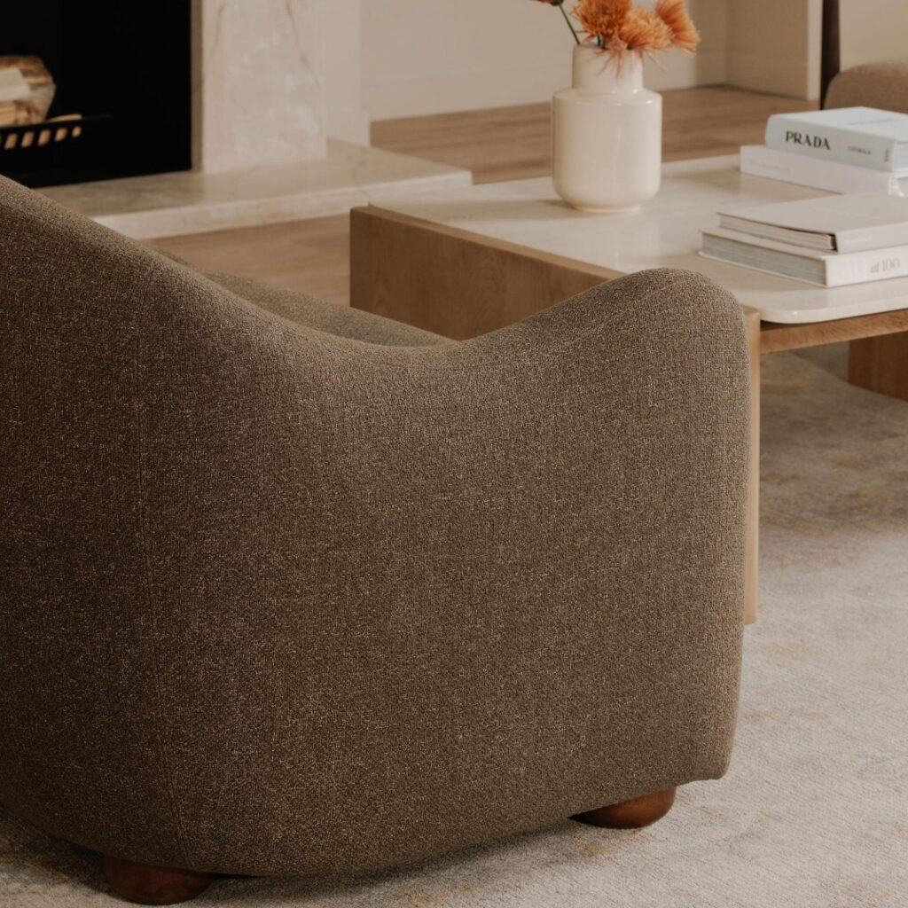 Bria Sofa Brown - Image 7