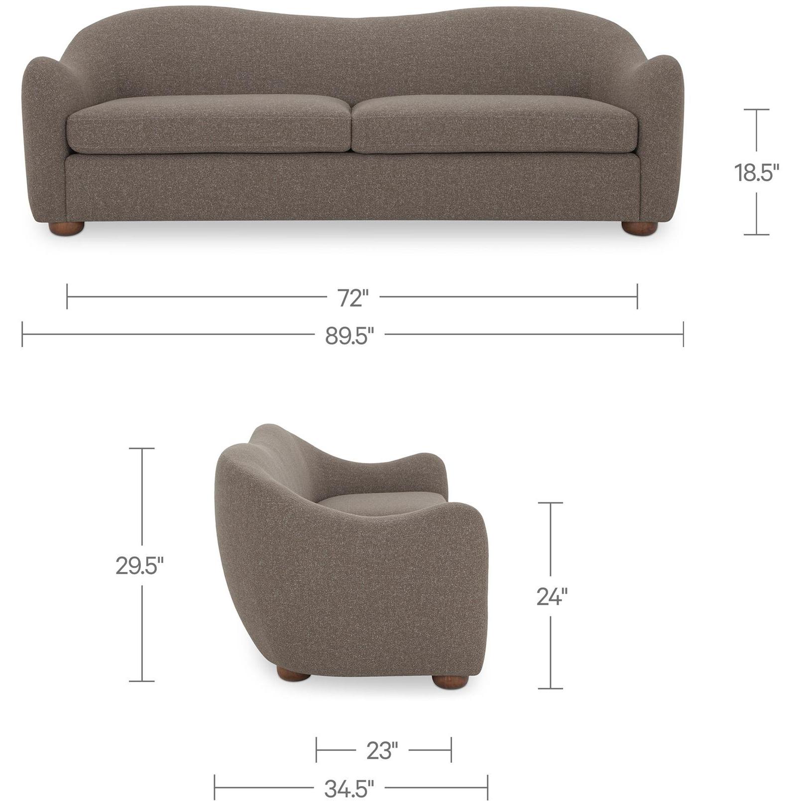 Bria Sofa Brown 9 Bria Sofa Brown - Image 9
