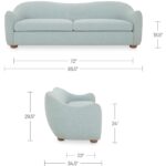 Bria Sofa Light Blue FO-1024-45 FO 1024 45 70