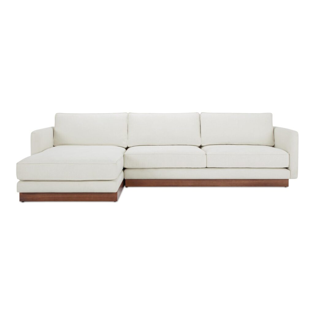 Vernon Left Sectional White