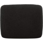 Faye Accent Chair Black Boucle FO-1028-02 FO 1028 02 Faye back shadsilo