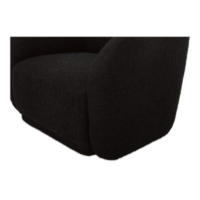 Faye Accent Chair Black Boucle FO-1028-02 FO 1028 02 Faye closeup01 shadsilo