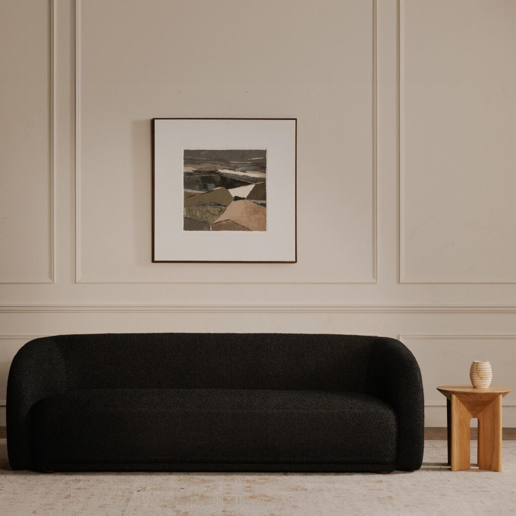 Faye Sofa Black Boucle - Image 8