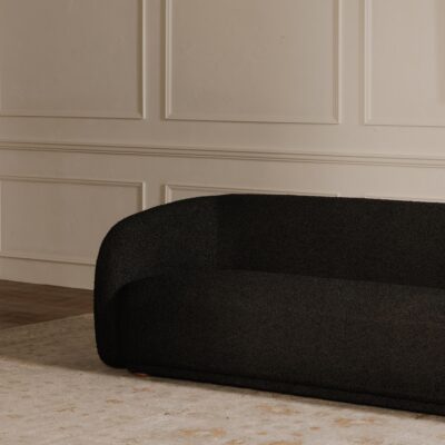 Faye Sofa Black Boucle FO-1029-02 FO 1029 02 11