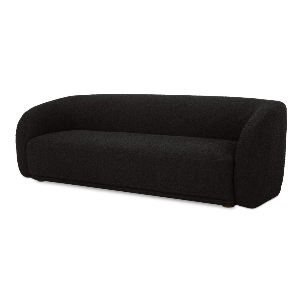 Faye Sofa Black Boucle - Image 2