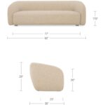 Faye Sofa Beige Boucle 13 Faye Sofa Beige Boucle FO-1029-34 FO 1029 34 70