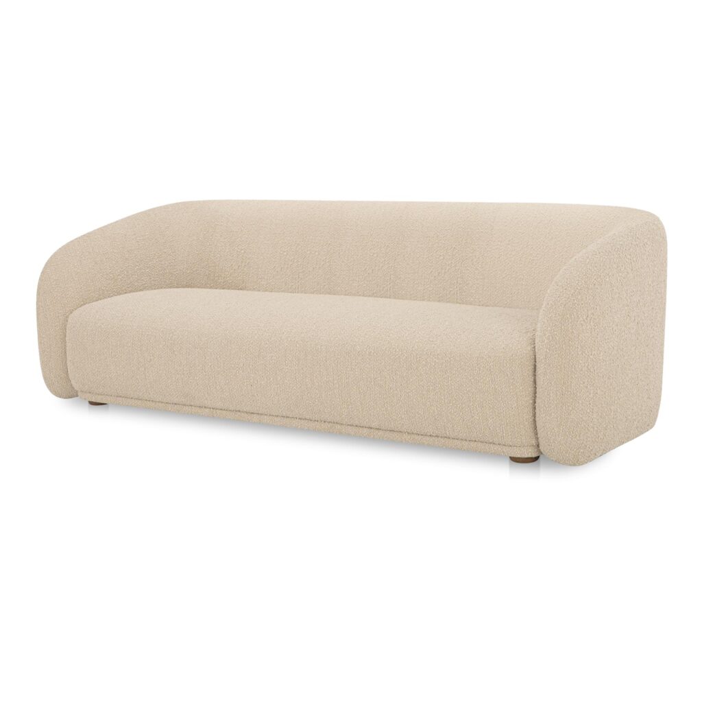 Faye Sofa Beige Boucle - Image 2