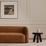 Faye Sofa Tan Faux Mohair FO-1029-40 FO 1029 40 10
