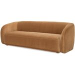 Faye Sofa Tan Faux Mohair FO-1029-40 FO 1029 40 Faye diagL shadsilo