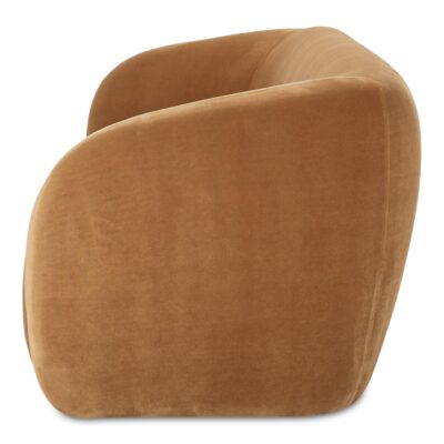 Faye Sofa Tan Faux Mohair FO-1029-40 FO 1029 40 Faye side shadsilo