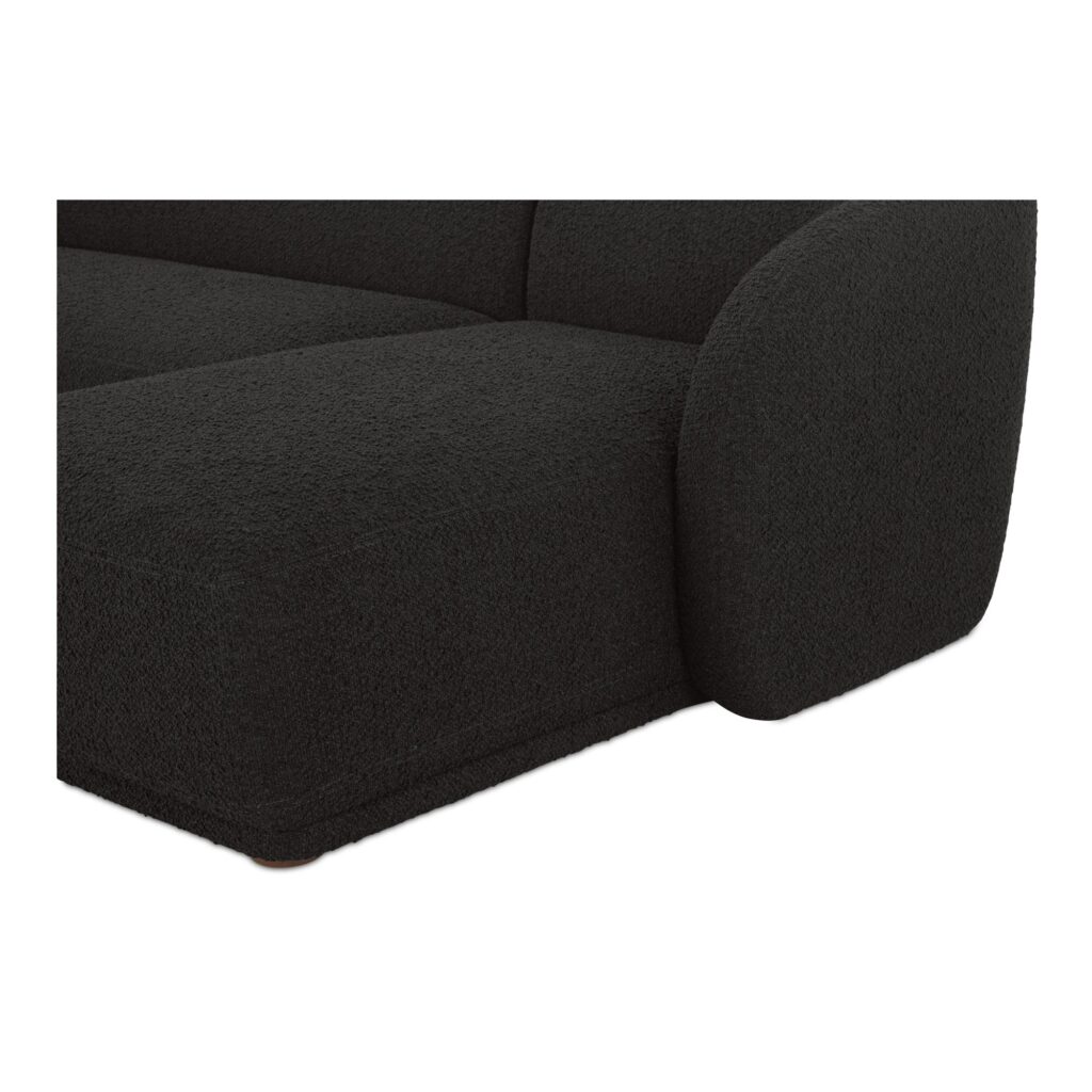 Faye Right Sectional Black Boucle - Image 5