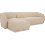 Faye Left Sectional Beige Boucle FO-1030-34-L-0 FO 1030 34 L 0 Faye diagR shadsilo