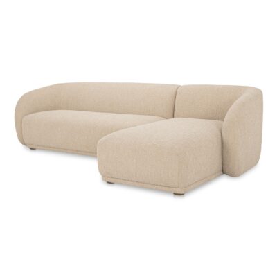 Faye Right Sectional Beige Boucle FO-1030-34-R-0 FO 1030 34 R 0 Faye diagL shadsilo