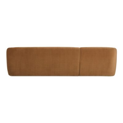 Faye Left Sectional Tan Faux Mohair FO-1030-40-L-0 FO 1030 40 L 0 Faye back shadsilo