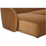 Faye Left Sectional Tan Faux Mohair FO-1030-40-L-0 FO 1030 40 L 0 Faye closeup01 shadsilo