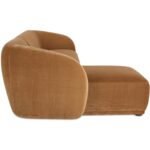 Faye Left Sectional Tan Faux Mohair FO-1030-40-L-0 FO 1030 40 L 0 Faye side shadsilo