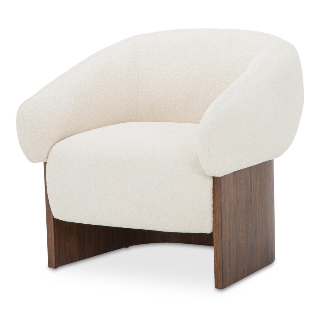 Otto Accent Chair Flecked Cream - Image 2