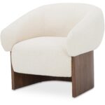 Otto Accent Chair Flecked Cream FO-1031-05 FO 1031 05 Otto diagL shadsilo