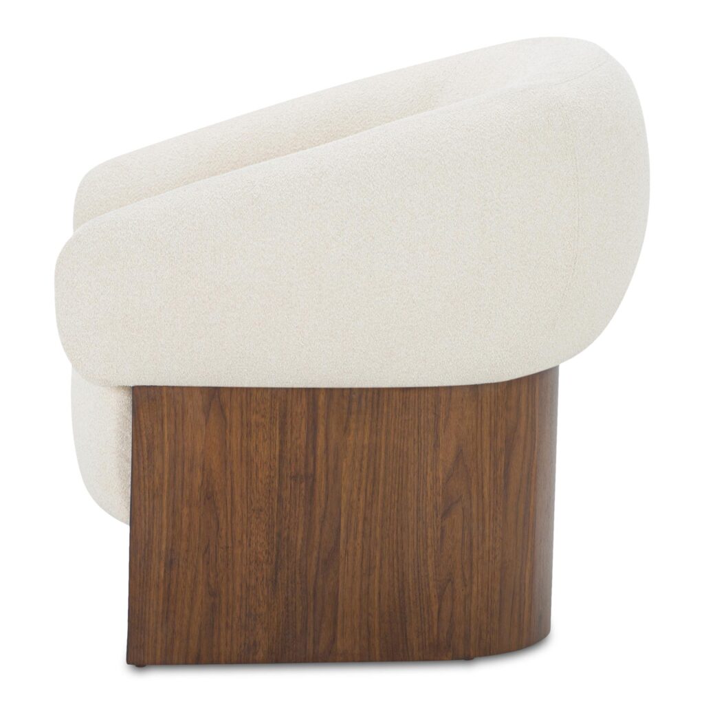 Otto Accent Chair Flecked Cream - Image 3