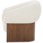 Otto Accent Chair Flecked Cream FO-1031-05 FO 1031 05 Otto side left shadsilo