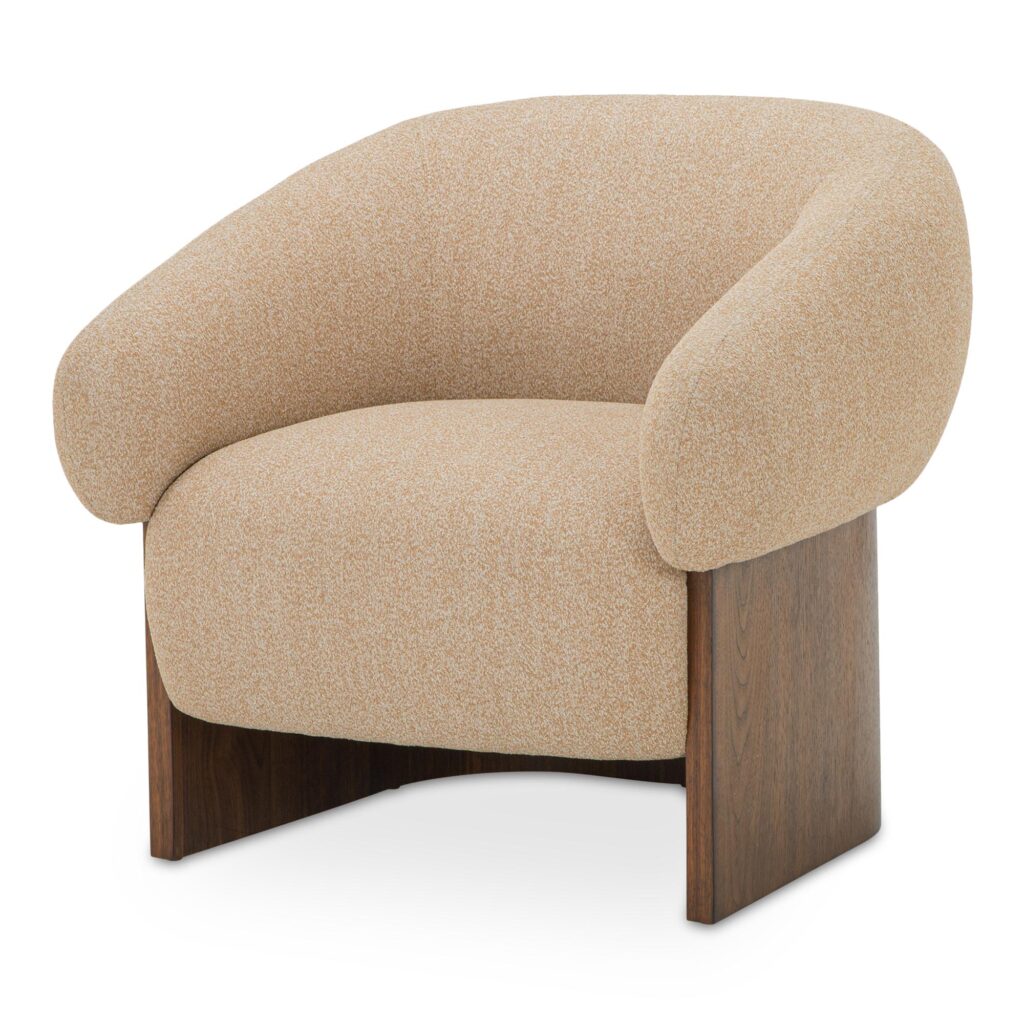 Otto Accent Chair Flecked Tan - Image 2