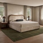 Camilla Queen Bed Oat 4 Camilla Queen Bed Oat FO-1037-05-0 FO 1037 05 0 10